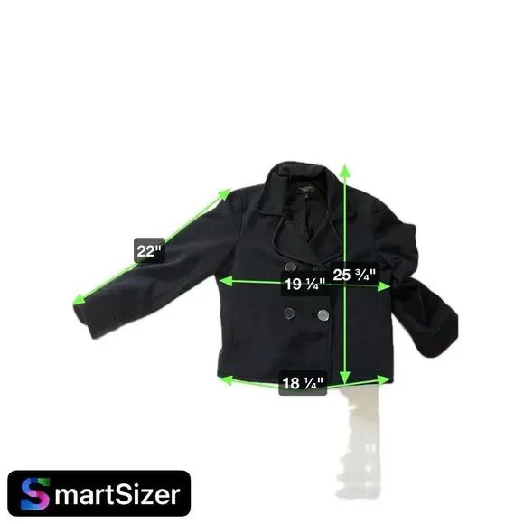 Talbots Women’s Sz 14P Black Blazer Business Causal Cotton/Silk Cropped - Picture 11 of 11